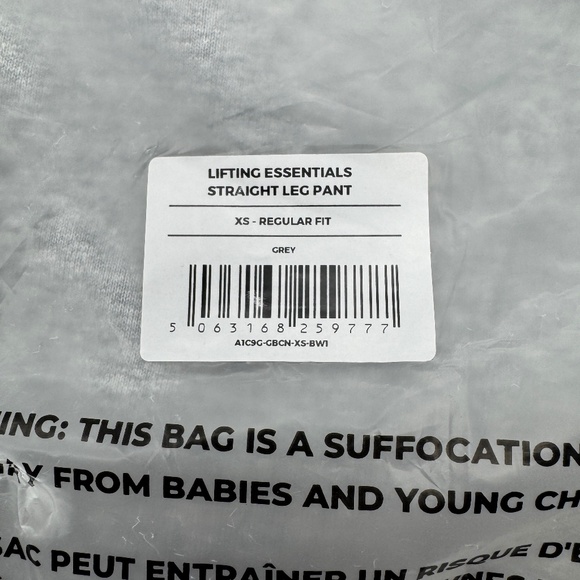 NEW Gymshark Lifting Essentials Straight Leg Pant XS - Picture 4 of 6